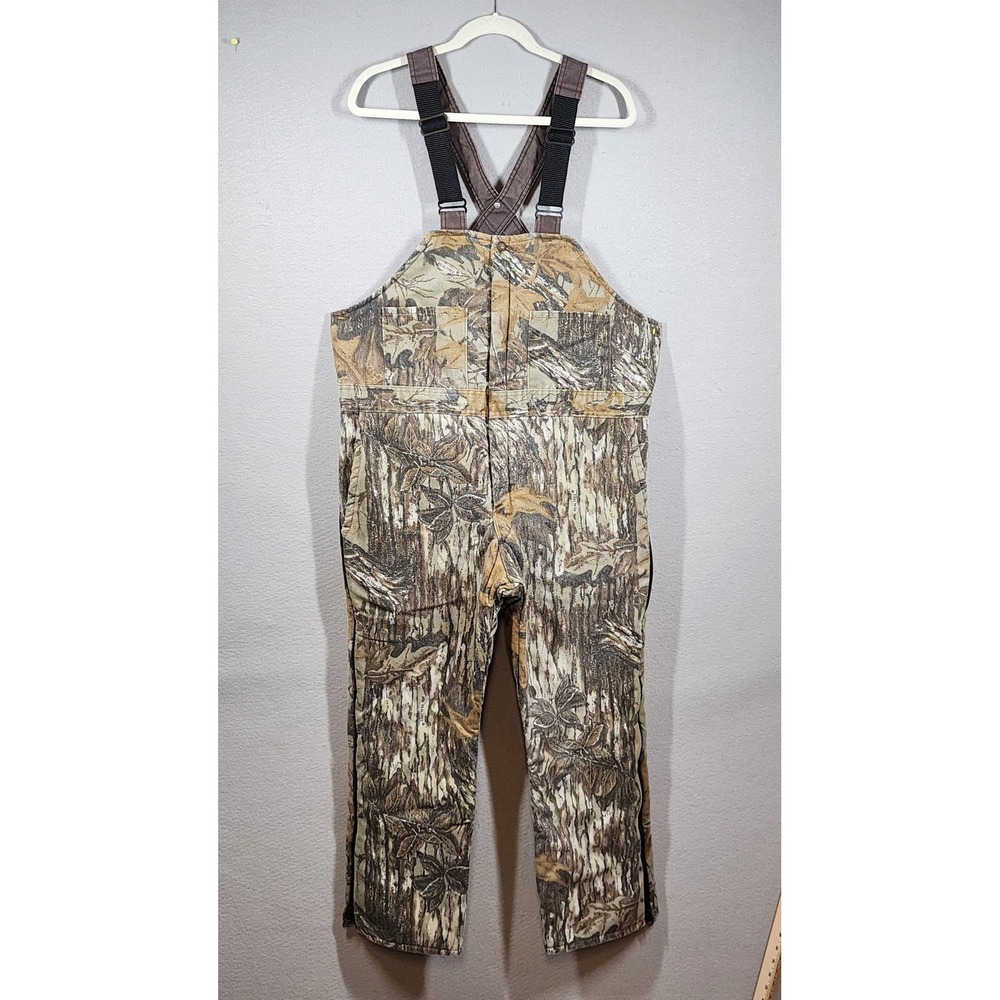 Walls‎ Blizzard Pruf Overalls Mens Large Realtree Camo Insulated Vintage Hunting
